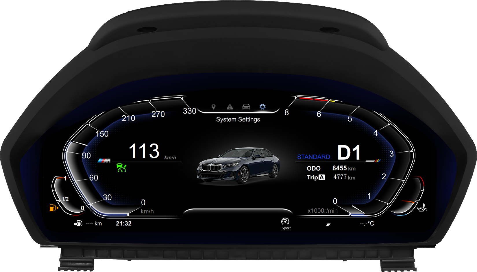 Cuadro digital LCD BMW F30 F32 F33 F34 F36 2013-2020
