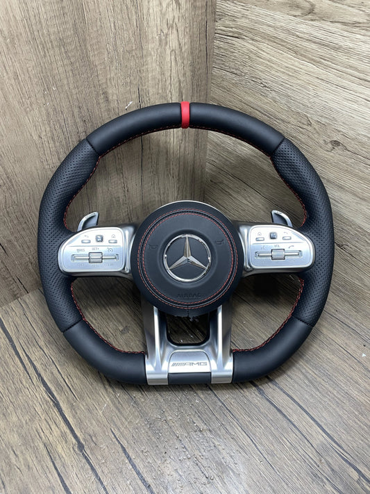 Volante Mercedes-Benz AMG Cuero (acabado plata)